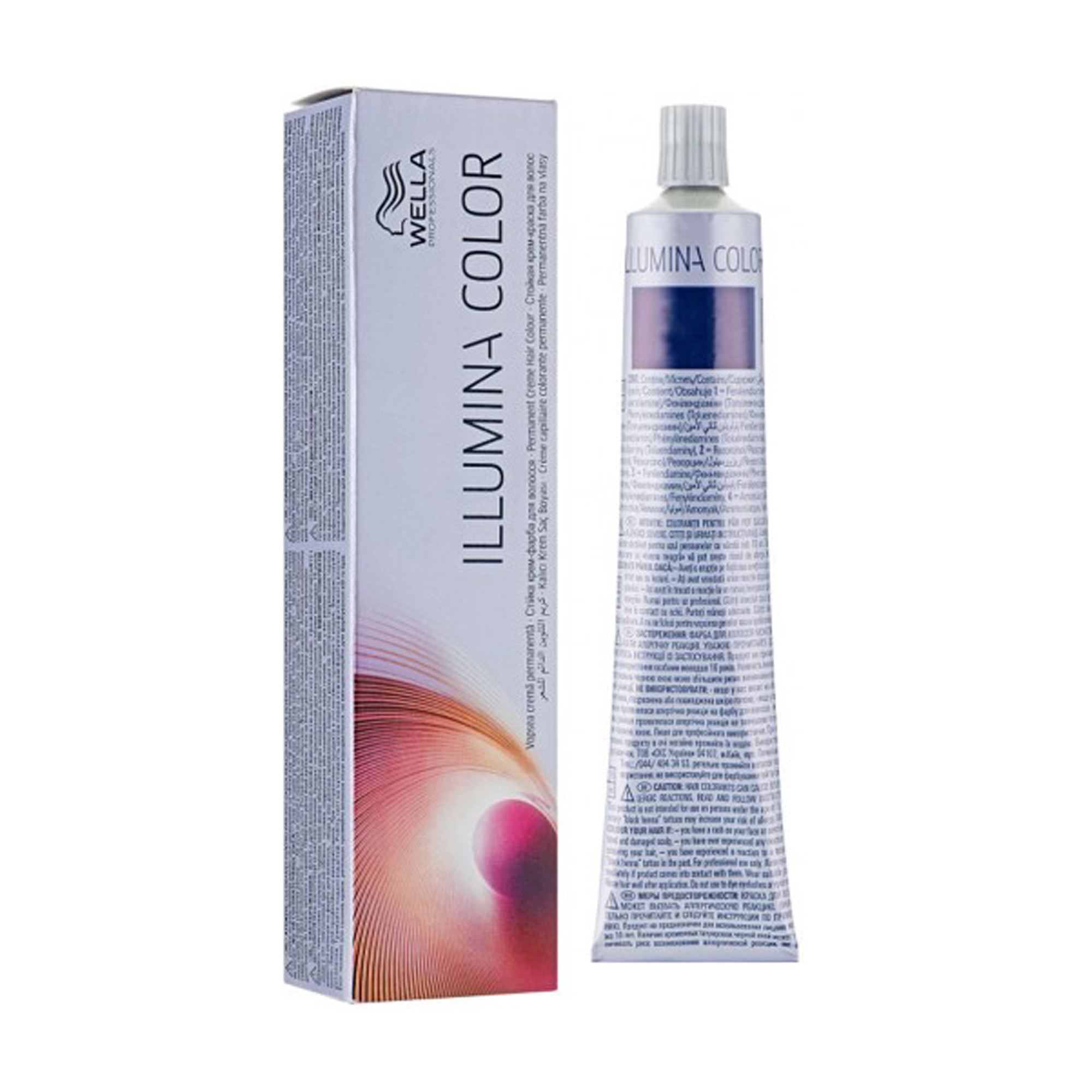 Уцінка! Фарба для волосся Wella Professionals ILLUMINA COLOR 7/75 Середньо-русявий коричневий махагон, 60 мл